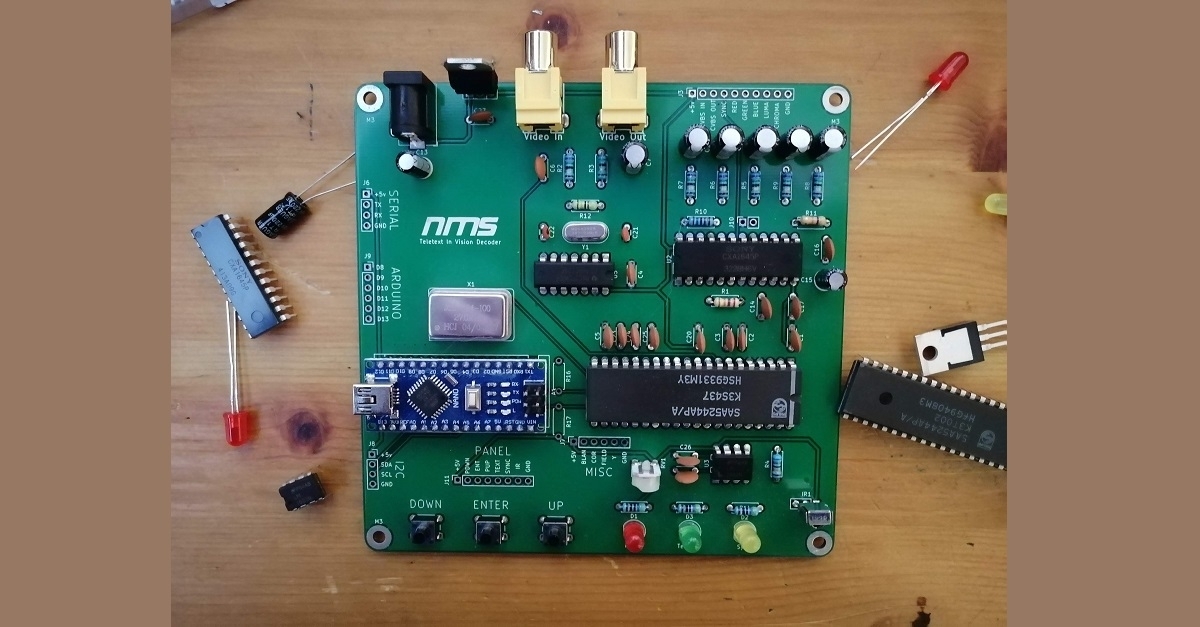 In-Vision teletext decoder board